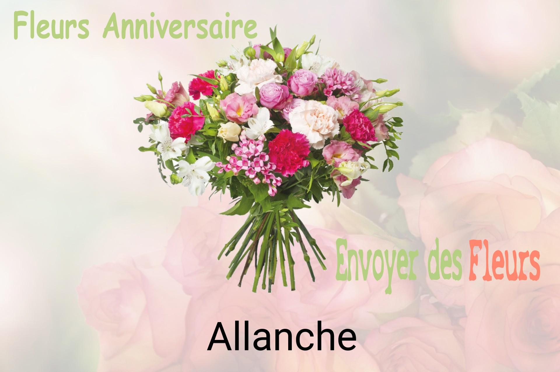 Bouquet de fleurs d’anniversaire livré à Allanche